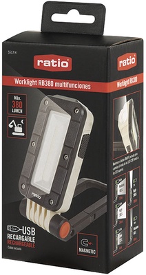 Linterna Recargable Ratio Worklight RB380
